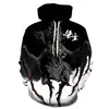 Roupa Masculina Outono e Inverno Jogo Mito Negro: Wukong Series Peripheral 3D Digital Printing Masculino com capuz