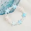 Jingdezhen Pulsera de Cerámica con Abalorios de Estrella de Mar Pulsera Pequeña Fresca Exquisita Accesorios Pulsera de Cerámica al por Mayor