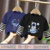 Ropa infantil, camiseta de manga larga para niños, estilo de dos piezas para principios de otoño, nuevo modelo primavera y otoño 2026, camiseta básica de algodón puro, top de otoño