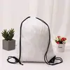 Bolsas de poliéster con cordón en stock, mochilas deportivas con cordón para maratón, bolsas de tela Oxford para guardar zapatillas de baloncesto, se pueden imprimir con logotipos