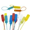 Sellos de Plástico Desechables Transfronterizos para Comercio Exterior con Impresión de Logo, Precintos de Cable de Auto-Cierre Antimanipulación, Broches Antimanipulación para Ropa y Equipaje