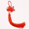 Colgante Nudo Chino Rojo Pequeño Colgante de Bendición Auspiciosa Monedas de los Cinco Emperadores Calabaza de la Paz Decoración para Puerta de Sala de Estar Hecho a Mano