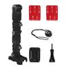 Adequado para suporte fixo no queixo de capacete de motocicleta DJI GoPro9 7/5/6 M acessórios de câmera esportiva