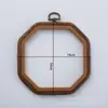 Nuevo bordado vintage de 21 cm de imitación de madera, elástico, para manualidades, bordado hecho a mano, punto de cruz, herramienta auxiliar para decoración del hogar, pintura colgante