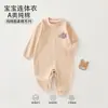 Roupa para Bebê Anyang Macacão para Bebê Classe A Algodão Puro Manga Longa Roupa para Engatinhar Pijama para Bebê Body Jacquard Sem Costura