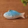 Cerámica Azul y Blanca Peces Decorativos Paisaje Cerámica Pato Decoración Creativa Hogar Pecera Flotante Animales Pequeños Decorativos
