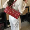 Primavera 2026 Nuevo Bolso de Hombro de Moda con Lunares para Mujer Bolso de Hombro de Nicho Moda Coreana Bolso Boston para Viajes