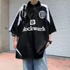 Camisa de Diseño de Temporada Primavera-Verano 2023 Estilo Nuevo Estudiante Adolescente Hombres y Mujeres Camiseta Holgada Versátil Moda Nacional Tendencia Ins Manga Corta