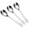Colher de Presente Ninho de Pássaro Gong Xiao Y Aço Inoxidável 410 Colher Gravada a Laser Colher para Misturar Suplementos e Sobremesas