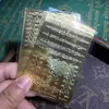 Amuletos Budistas Tailandeses, Piezas de Talismán de Ocho Sutras, Amuletos de Buda del Templo Luang Phor Ben, Auténticos Amuletos de Templo de Tailandia