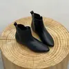 Botines Casuales de Punta Afilada de Moda 2026 Primavera Otoño Nuevo Estilo Suela Suave Botas para Mujer Cremallera Lateral Botas de Moda Zapatos Planos para Mujer