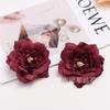 Flor de imitación, peonía europea, cabeza de flor de seda, flor falsa, bricolaje, sombrero decorativo, flor, accesorios para el cabello, flor al por mayor