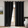 Cortinas Laminadas Completamente Opacas de Venta Caliente Transfronteriza Temu Aliexpress En Stock Dropshipping Cortinas Completamente Opacas