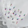 Venta caliente transfronteriza Mini taladro de uñas AB plano color mágico de cristal forma especial para uñas Decoración de joyería para uñas de celebridad de Internet