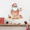 Pegatina de Pared Xinuo PH-QTB917 Cuadros Navideños Picnic Papá Noel para Habitación Infantil Dormitorio Decoración de Pared