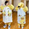 Bata de Invierno para Niños 2025 Terciopelo Niños Pijama Grueso Jacquard Set Pijamas de Dibujos Animados Terciopelo Corto Niños Grandes Set