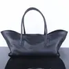 Bolsa Tote Couro Bovino Primeira Camada Coreana de Luxo Leve de Nicho, Bolsa de Ombro Sob o Braço em Couro Genuíno, Bolsa para o Dia a Dia, Bolsa de Mão Grande Yuanbao