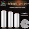 Filme de embalagem de estiramento direto da fábrica largura 50 cm peso líquido 3 kg embalagem pe stretch pe filme plástico de embalagem