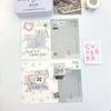 Material de embalaje para tarjetas plegables originales, estuche para tarjetas, tarjeta de mensaje de entrega, embalaje de regalo, tarjeta de felicitación plegable
