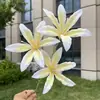 3 Lirios de Helado Artificiales, Flores Falsas para Boda y Decoración del Hogar, Venta al por Mayor