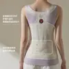Nuevo modelo de chaleco térmico para mujer con relleno de plumón de ganso blanco al 90%, capa interior sin mangas para abrigar, chaleco para usar por dentro