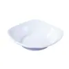 Molheira Branca de Melamina para Uso Comercial, Prato Pequeno para Hot Pot e Churrasco, Prato para Condimentos, Molheira de Autoatendimento, Prato de Plástico para Picles