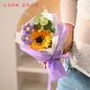Girassol Artificial Pequeno Buquê Produto Acabado Flor Artificial Flor de Sabão Caixa de Presente Flor Artesanal Atacado Transfronteiriço Presente Lembrança