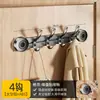 Gancho de puerta de ventosa, gancho adhesivo, tendedero, gancho adhesivo resistente para pared sin taladro, estante de almacenamiento para puerta de entrada