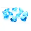 Vidrio con forma de corazón de venta caliente de fábrica, vidrio con forma de corazón 3*3-8*8mm vidrio blanco, vidrio rosa, vidrio azul marino, piedras sueltas al por mayor