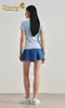 Camiseta deportiva Qiao Peng para mujer modelo 2026 verano yoga fitness running ropa para mujer manga corta transpirable holgada secado rápido