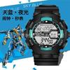 Relojes deportivos de moda, luminosos, LED, multifuncionales y resistentes al agua, de comercio exterior directo de fábrica, para hombres y mujeres, estudiantes, relojes electrónicos al por mayor.