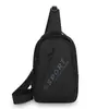 2026 Nueva Moda Bolso de Pecho para Hombre Bolso de Hombro de Textura de Cuero de Moda Gran Capacidad Bolso Cruzado Simple Casual