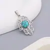 Pendente de cristal de pedra natural europeu e americano nova tendência Joker simples diy acessórios de joias de pinguim chinês atacado