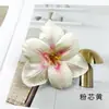 Cabezas de Flor de Lirio Simuladas de Doble Pétalo de Colores Kit de Materiales para Accesorios de Cabello DIY Pasador de Flor Artificial Accesorios Kit de Materiales Pared de Flores de Boda Pequeños Adornos