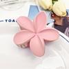 Otoño e Invierno Dulce Color Sólido Flor Grande Pinza de Agarre Clip Tiburón de Alta Gama Volumen de Cabello para la Parte Posterior de la Cabeza Multipinza Accesorios para el Cabello