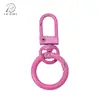 Hebilla de Resorte de Color Caramelo de Aleación Hebilla de Puerta Colgante para Equipaje Llavero Círculo de Resorte Colorido Material para Joyería DIY