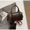 Bolsa Boston Maillard Retro Transfronteiriça 2025 Nova Outono e Inverno Versátil para o Dia a Dia Ombro Transversal Bolsa Almofada