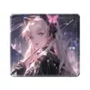 Alfombrilla Pequeña para Computadora de Juegos E-Sports para Niñas, Alfombrilla de Ratón de Oficina de Animación Bidimensional, Alfombrilla de Escritorio, Periféricos de Computadora
