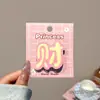 Grampo de cabelo de texto interessante grampo de dinheiro cansado grama fofo doce menina desenho animado franja clipe cocar clipe clipe bico de pato