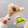 Pinza de Pelo de Felpa para Otoño e Invierno para Mujer, Pinza de Pelo Grande Linda con Diseño de Oso y Conejo, Pinza de Tiburón para Peinados Recogidos, Accesorio de Pelo Grande