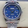 Reloj Mecánico Automático Multifuncional para Hombre Serie Laojia Datejust Esfera de Computadora Bisel Todo Acero Incrustado de Diamantes 3 Manecillas