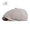 Sombrero Octagonal Delgado Transpirable de Primavera y Verano para Hombre Estilo Retro Británico Placa Ligera Color Sólido Pico de Pato Sombrero de Pintor Sombrero de Periódico Literario para Niña