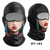 Máscara Facial de Seda Helada con Protección Solar de Calavera Venenosa de Payaso para Exteriores, Gorra Forro de Casco para Montar en Motocicleta, Unisex