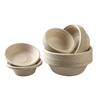 Cuenco de papel desechable, cuenco para sopa, olla caliente, cuenco para salsa, caja de embalaje redonda, cuenco instantáneo, cuenco para lanzar, cuenco de pulpa para ensalada, venta al por mayor