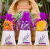 Sachês de Lavanda Fornecidos Diretamente de Xinjiang Yili, Sachês de Lavanda para Desodorização de Guarda-roupas, Aromaterapia e Fragrância de Carro