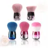 Pequeño cepillo para champiñones al por mayor cepillo base precio bajo cintura delgada brocha de maquillaje brocha para uñas brocha para polvos cepillo para polvo