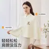 Chal de algodón puro JQ Jingqi, Chaleco calentador de hombros para mujeres embarazadas, Otoño e Invierno, Calentador de hombros acolchado posparto para lactancia, Para habitaciones con aire acondicionado