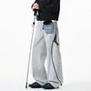 Pantalones Casuales para Exteriores Patchwork Desestructurado Funcional Bloque de Color Primavera 2026 con un Diseño de Alta Gama, Pantalones Largos de Marca de Moda para Hombre