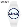 Venta Especial de Liquidación Sanda Reloj Luminoso Impermeable de Movimiento Único para Hombres y Mujeres TJ Procesamiento Promocional Reloj Electrónico