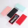 Nueva Caja de Relojes Simple de Color Sólido Lista para Usar Caja de Relojes Rectangular Rayada de Gama Alta al por Mayor Caja de Relojes con Tapa abatible